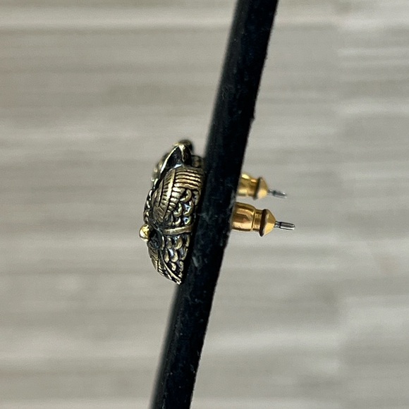 Vintage Owl Earrings - Picture 4 of 6